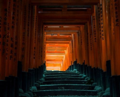 Fushimi Inari calme et paisible