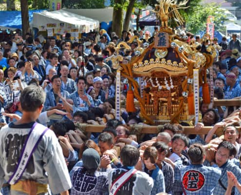 Procession de mikoshi