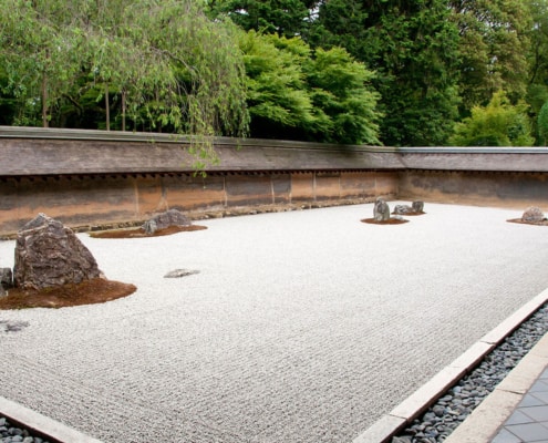 Karesansui (jardin sec) de Ryoan-ji